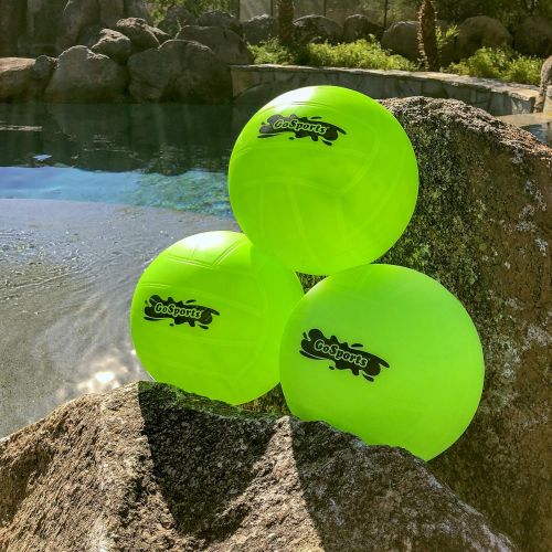  GoSports Water Volleyball 3 Pack Great for Swimming Pools or Lawn Volleyball Games