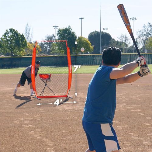  GoSports 7 x 4 - Screen - Baseball & Softball Pitcher Protection Net, Must Have for Safe Training