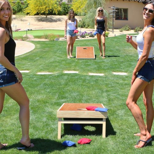  GoSports 4’x2’ Pro Grade Cornhole Boards Set Full Regulation Size Premium Bean Bag Toss Boards