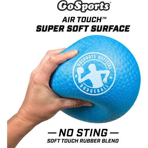  GoSports Inflatable Dodgeball - No Sting Balls - Includes Ball Pump & Mesh Bag