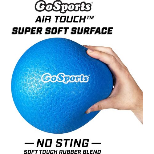  GoSports Playground Balls for Kids (Heavy Duty Set of 6) with Carry Bag and Ball Pump (Choose 8.5” or 10” Sizes)