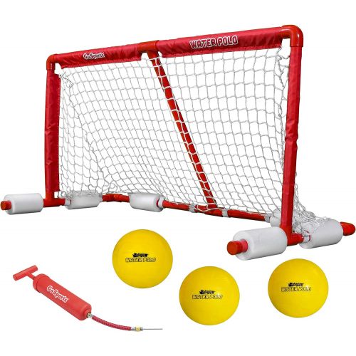  GoSports Floating Water Polo Game Set - Must Have Summer Pool Game - Includes Goal and 3 Balls