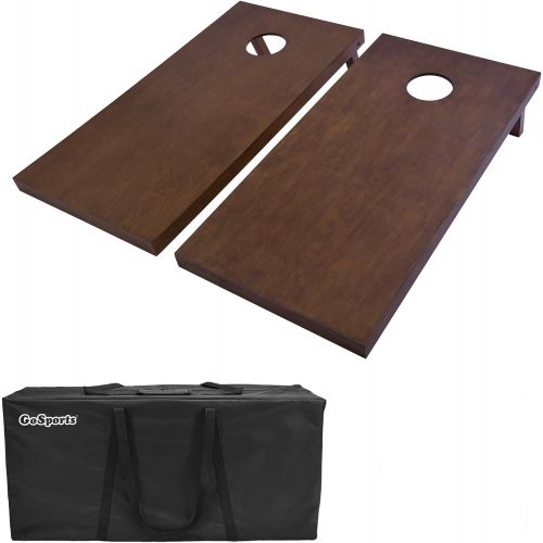  GoSports 4x2 Regulation Size Wooden Cornhole Boards Set - Includes Carrying Case and Over 100 Optional Bean Bag Colors