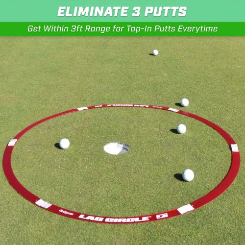  GoSports LAG Circle Putting and Chipping Training Tool - Includes 6 and 3 Circles