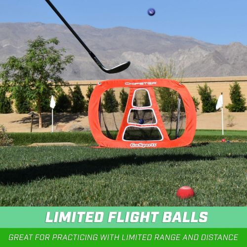 GoSports Foam Golf Practice Balls - Realistic Feel and Limited Flight - Soft for Indoor or Outdoor Training - Choose Between 16 Pack or 64 Pack
