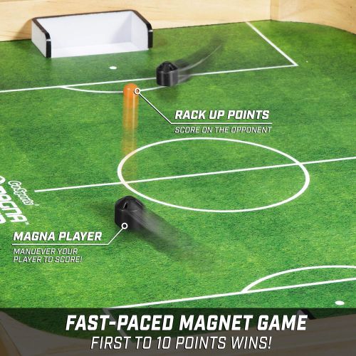  GoSports Magna Ball Tabletop Board Game - Fast-Paced Magnet Game for Kids & Adults, Choose Between Magna, Soccer, and Hockey Games