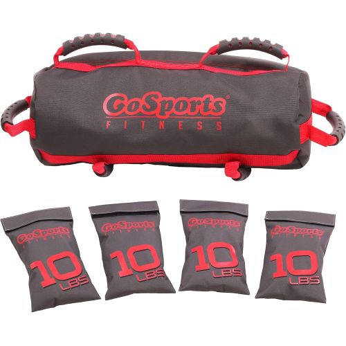  GoSports Weight Bag Workout Training Aid - Maximum 40lbs, Fitness Exercises for All Skill Levels - Simply Fill with Sand