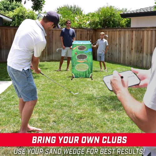  GoSports BattleChip Vertical Challenge Backyard Golf Cornhole Game, Fun New Cornhole Chipping Game for All Abilities