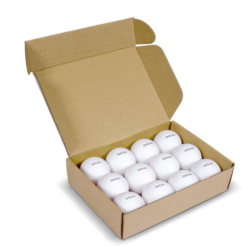  GoSports 55mm XL Table Tennis Balls 12 Pack - Jumbo Table Tennis Balls for Training or Other Toss Games, White