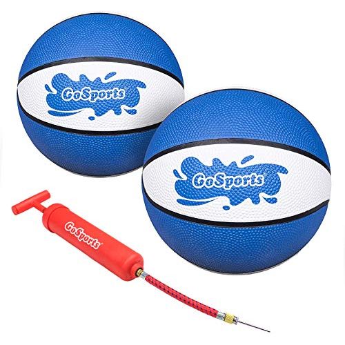  GoSports Water Basketballs 2 Pack - Choose Between Size 3 and Size 6, Great for Swimming Pool Basketball Hoops