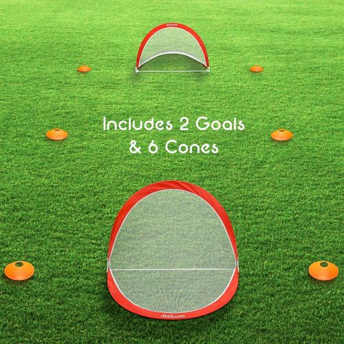  GoSports Portable Pop Up Soccer Goals for Backyard