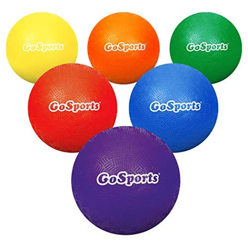  GoSports Inflatable Dodgeball - No Sting Balls - Includes Ball Pump & Mesh Bag