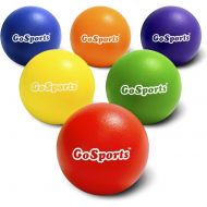 GoSports Soft Touch Foam Dodgeball Set for Kids & Adults | 6 Pack with Mesh Carry Bag| Choose 6 or 7 Size
