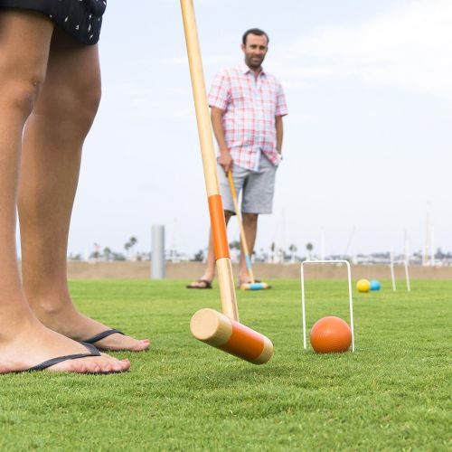  GoSports Premium Croquet Set for Adults & Kids - Choose Between Deluxe and Standard