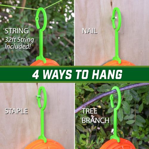  GoSports Outdoors Clay Target Holders - Choose Between Clay Claw Hangers or Clay Caddy In Ground Stakes, Versatile Target Holders for Shooting Practice