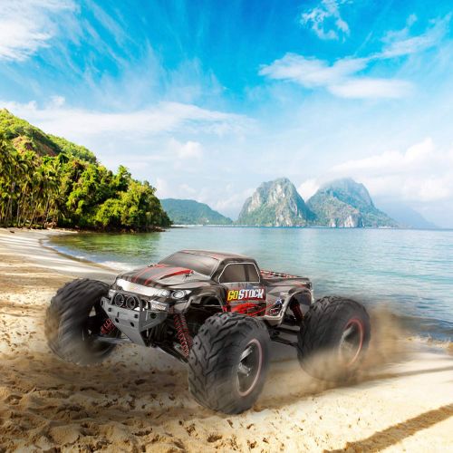 GoStock RC Car Monster Truck 1/12 Scale Off Road Electric Fast Race Cars Remote Control Truck High Speed 42km/h Radio Controlled Hobby Cars for Kids and Adults