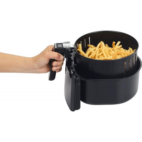  GoWISE USA 3.7-Quart 7-in-1 Air Fryer with 7 Cook Presets + 50 Recipes for your Air Fryer (Black)