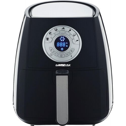  GoWISE USA 3.7-Quart 7-in-1 Air Fryer with 7 Cook Presets + 50 Recipes for your Air Fryer (Black)