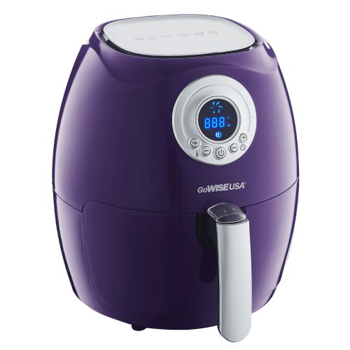  GoWISE USA 3.7-Quart 8-in-1 Electric Programmable Air Fryer (Plum)