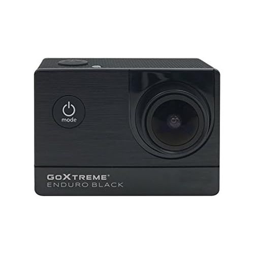  [아마존베스트]GoXtreme Enduro Black Action Camera 4K, Real 2,7K at 30fps, Full HD to 60fpswith Remote Control, 2/5cm display, WiFi) Black