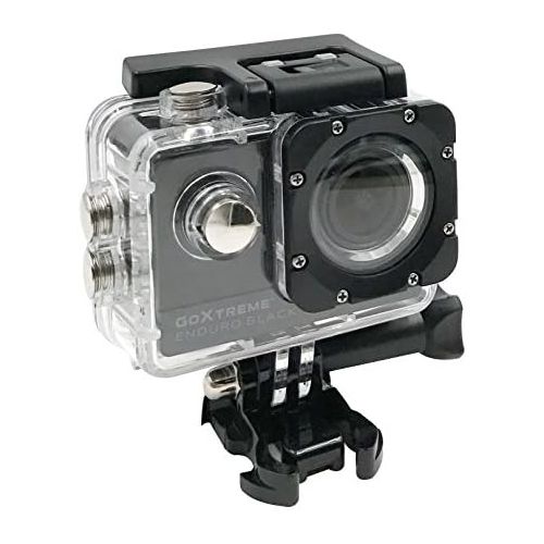  [아마존베스트]GoXtreme Enduro Black Action Camera 4K, Real 2,7K at 30fps, Full HD to 60fpswith Remote Control, 2/5cm display, WiFi) Black