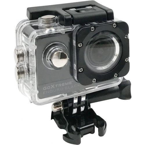  [아마존베스트]GoXtreme Enduro Black Action Camera 4K, Real 2,7K at 30fps, Full HD to 60fpswith Remote Control, 2/5cm display, WiFi) Black