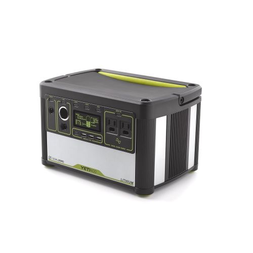  Goal Zero Yeti 400 Lithium Portable Power Station, 428Wh Rechargeable Generator and Backup Power Source with 300 Watt (1200 Watt Surge) AC inverter, USB, 12V Outputs