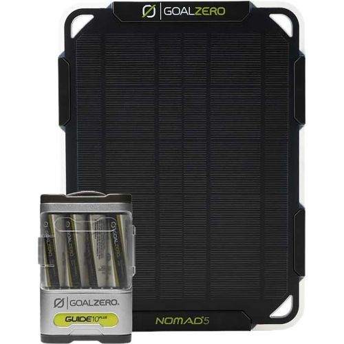  Goal Zero Guide 10 Plus Solar Kit With Nomad 5