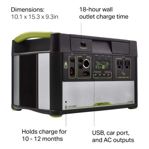  Goal Zero Yeti 1000X Portable Power Station