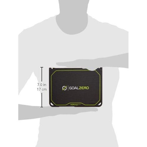  Goal Zero Venture 30 Solar Recharging Kit with Nomad 7 Plus Solar Panel, 7800mAh Power Bank