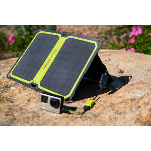  Goal Zero Venture 30 Solar Recharging Kit with Nomad 7 Plus Solar Panel, 7800mAh Power Bank