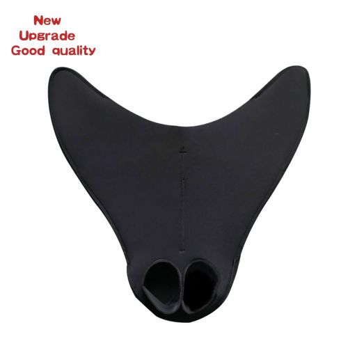  Goalukk New Upgrade Mermaid Tails with Monofin for Swimming,Training Diving Fins Swim Fins for Kids and Adults(Black)