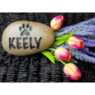 GodRocksCollection Pet Memorial - Memorial Marker - Garden Memorial - Personalized Pet Memorial - Cat Memorial Stone - Engraved Dog Memorial - God Rocks