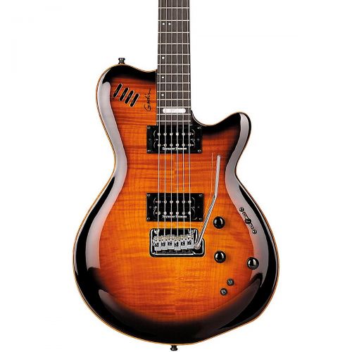  Godin},description:The Godin LGXT AA Flamed Maple Top Electric Guitar has a combination of fast synth tracking and a tremolo system that makes for incredible sonic power and delive