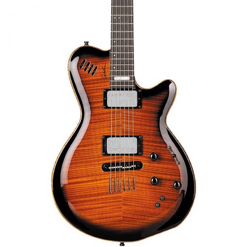  Godin},description:This 3-voice guitar features electric and acoustic guitar sounds, plus the infinite tonal possibilities created by synth access. It has a gorgeous mahogany body