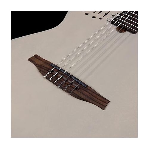  Godin 6 String Hollow-Body Electric Guitar, Right, Ozark Cream (052400)