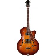 Godin 6 String Electric Guitars, Right Hand, Cognac Burst, Hollow-Body (050932)