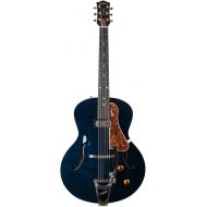 Godin 6 String Electric Guitars, Right Hand, Indigo Blue, Hollow-Body (050956)