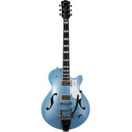 Godin 6 String Semi-Hollow-Body Electric Guitar, Right, Imperial Blue, Full (051595)