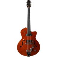 Godin 6 String Electric Guitars, Right Hand, Havana Brown, Hollow-Body (050963)