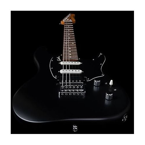  Godin Session LTD 6 String Solid-Body Electric Guitar, Right (048410) Black