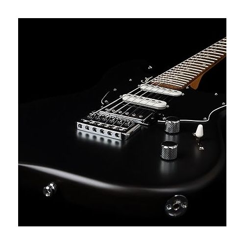  Godin Session LTD 6 String Solid-Body Electric Guitar, Right (048410) Black