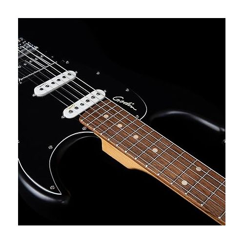 Godin Session LTD 6 String Solid-Body Electric Guitar, Right (048410) Black