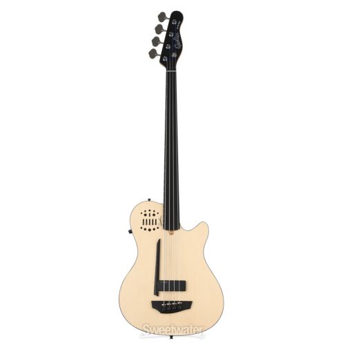  Godin A4 Ultra Fretless Bass Guitar - Natural