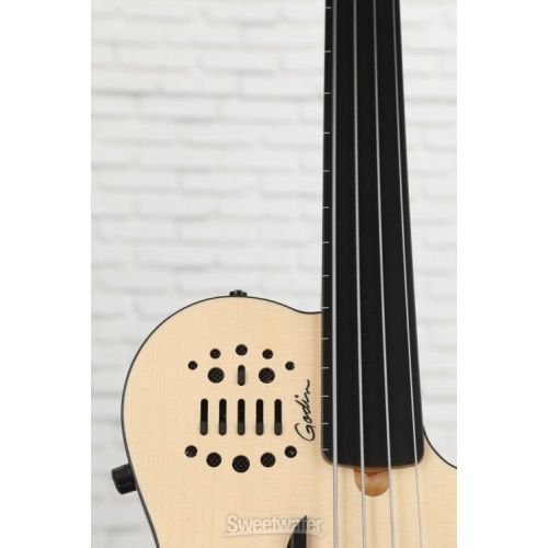  Godin A4 Ultra Fretless Bass Guitar - Natural