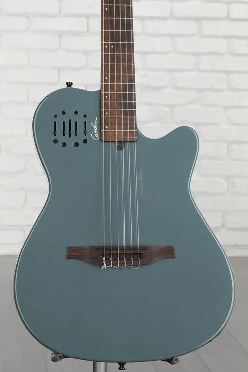 Godin Multiac Mundial Nylon Acoustic-electric Guitar - Arctik Blue Used