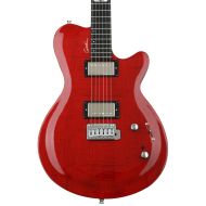 Godin DS-1 Daryl Stuermer Signature Electric Guitar - Translucent Red Flame