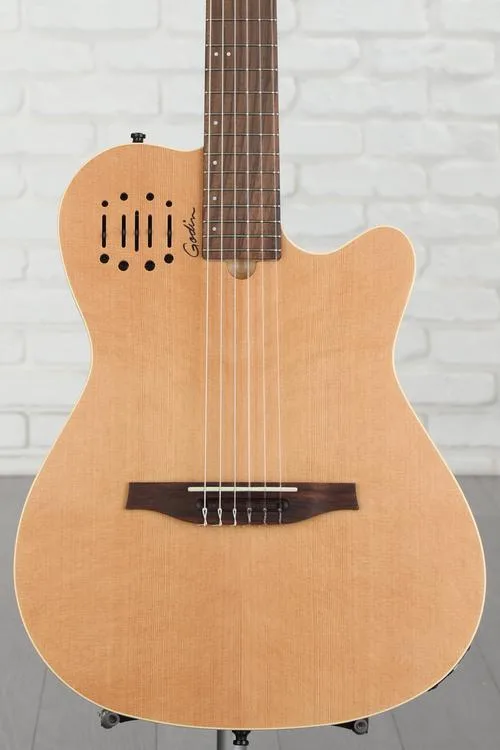 Godin MultiAc Nylon Encore Acoustic-Electric Guitar - Natural Semi-Gloss Demo