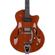 Godin 5th Avenue Uptown Custom Hollowbody Electric Guitar - Havana Brown