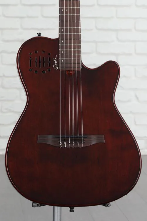 Godin Multiac Mundial Nylon Acoustic-electric Guitar - Kanyon Burst Demo